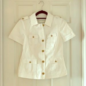 Banana Republic Botton-Down Short-Sleeve Jacket
